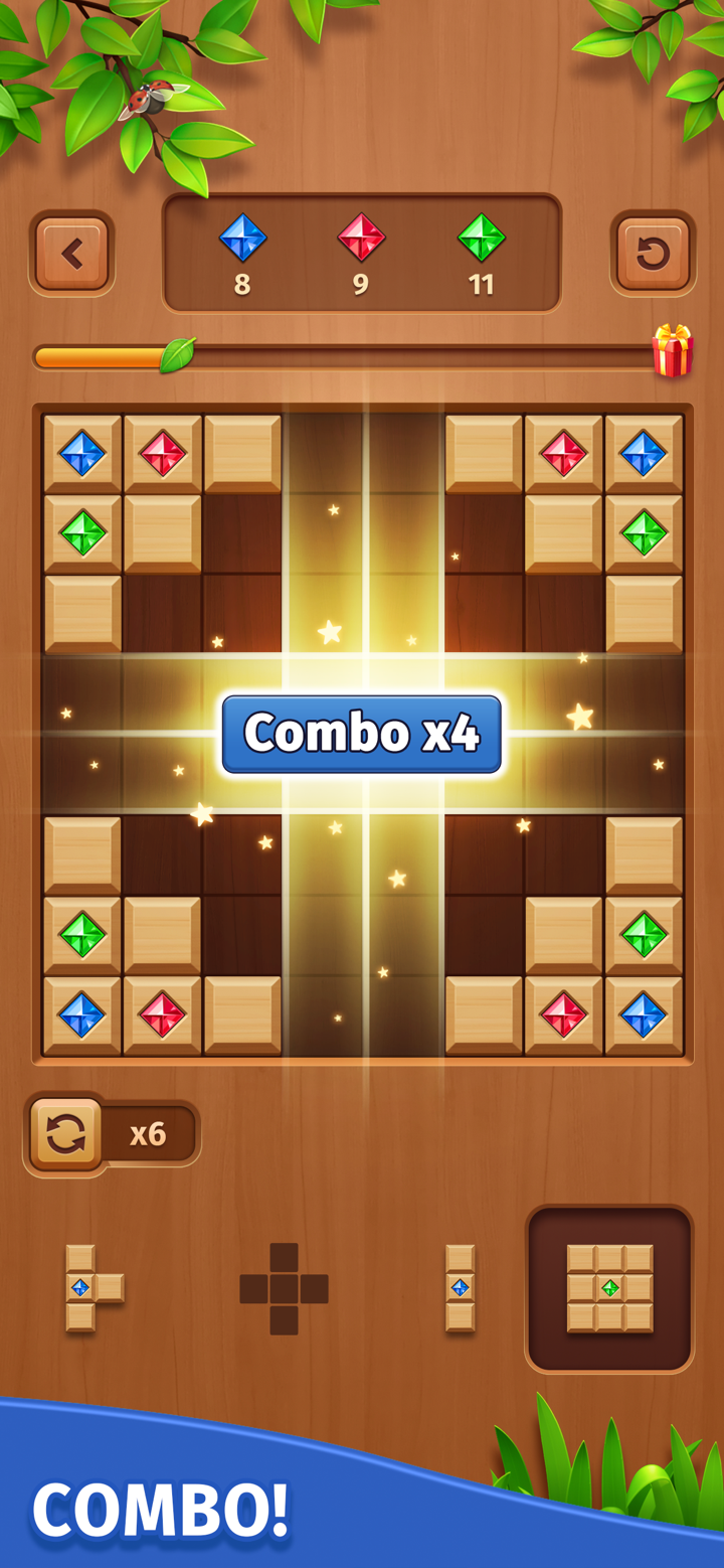 Cube Block - Woody Puzzle Game screenshot 3