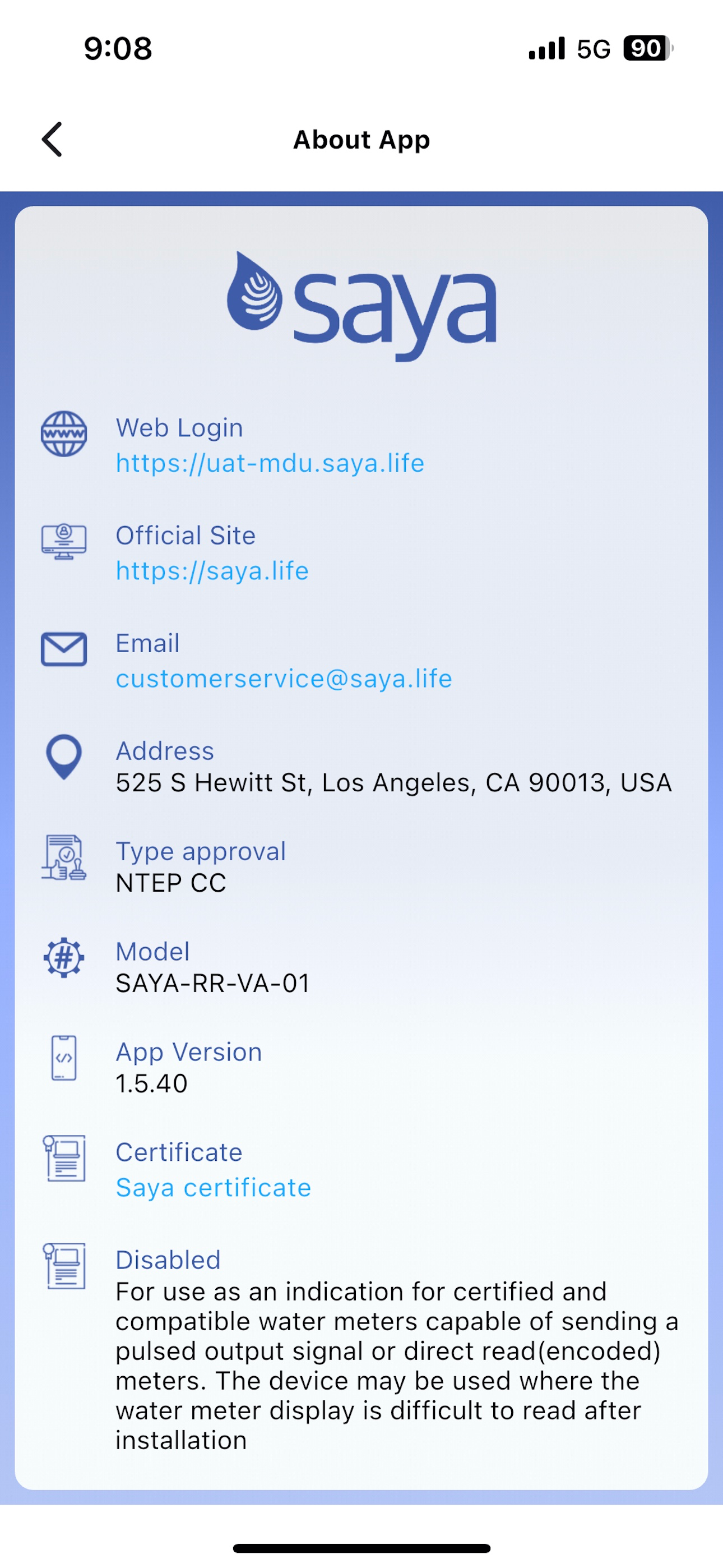 Saya Property Manager App