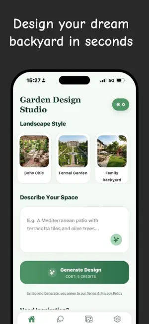 AI Garden & Backyard Designer screenshot 1