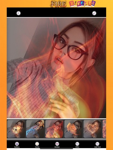 Fire Effect - Burn FX FlameArt iPad screenshot