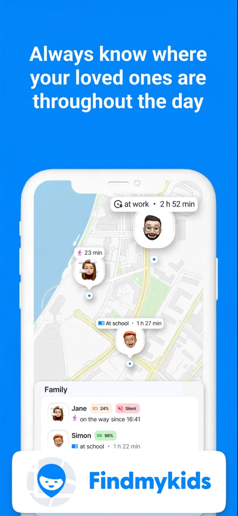 Findmykids: GPS Phone Tracker - Real-time Family Map