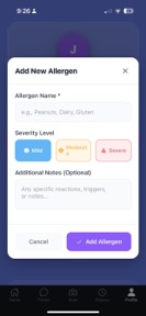 AllergyShield: Allergy Scanner screenshot