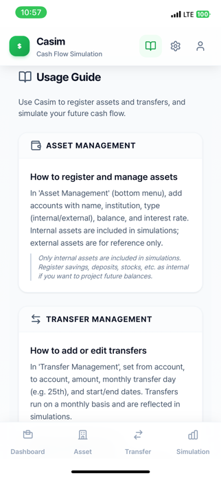 Cashflow: Asset Simulation Screenshot 8 of 8