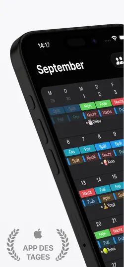 Screenshot von Supershift - Dienstplan auf dem iPhone 1
