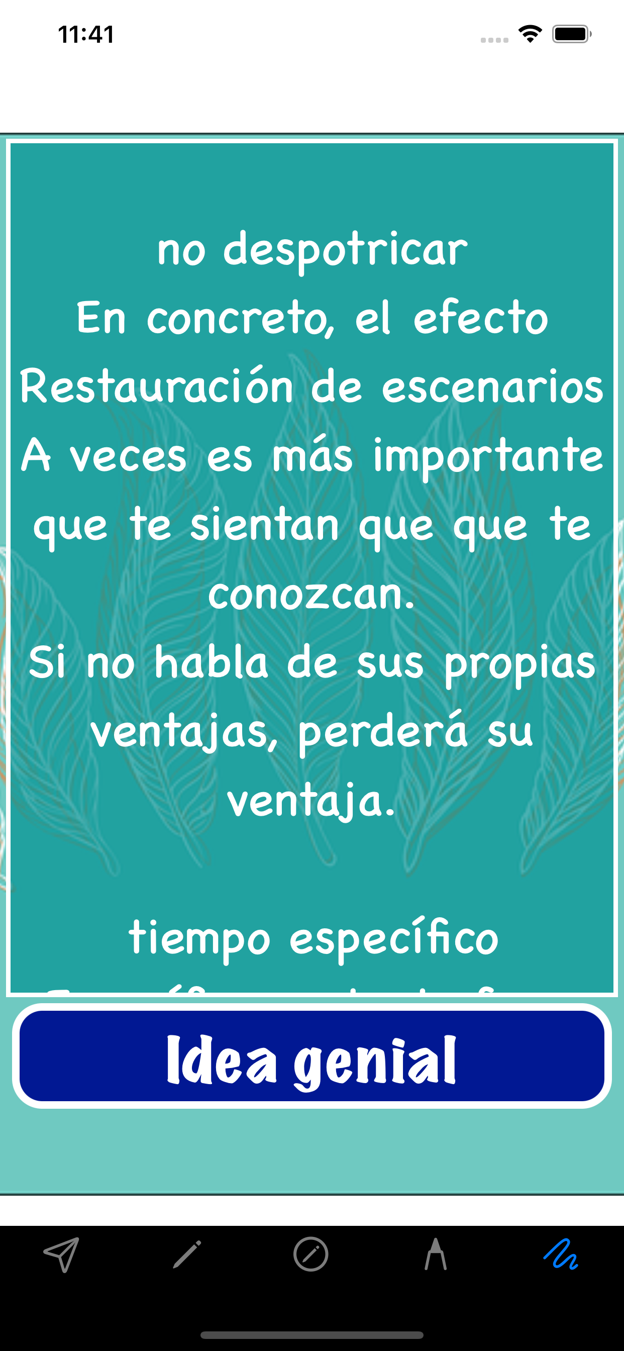 Excelente redacción