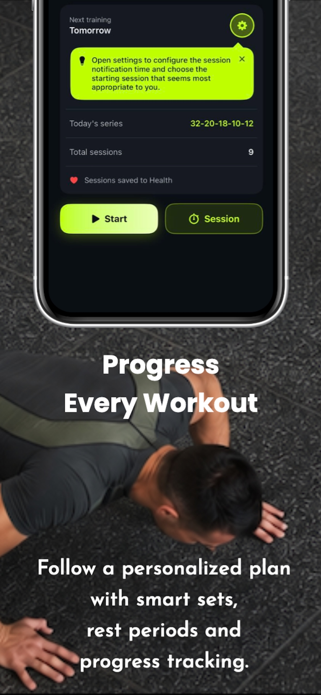 MyHealthCoach - Rep Counter screenshot 3