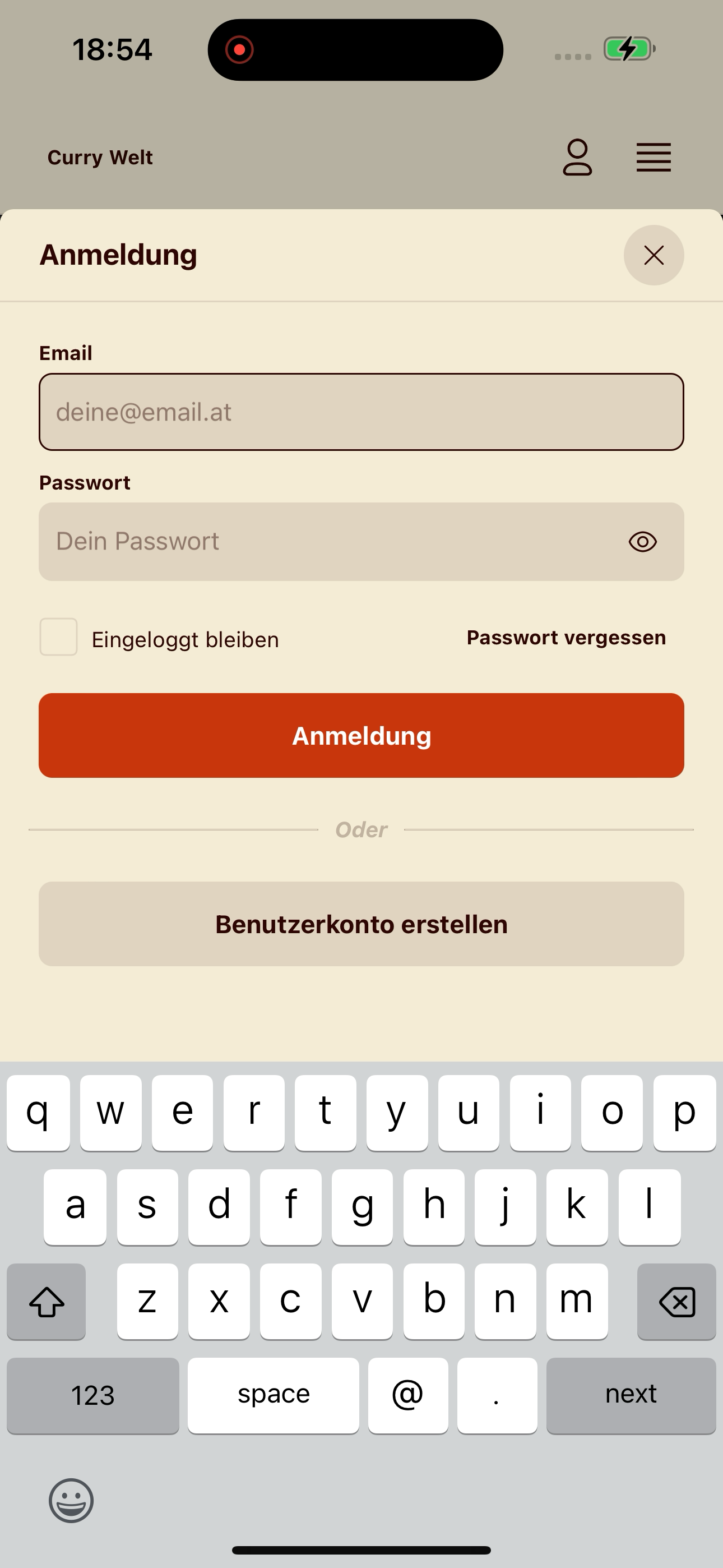 Curry Welt screenshot 3
