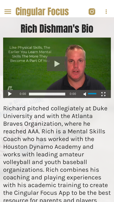 Dishman Performance Baseball Screenshot