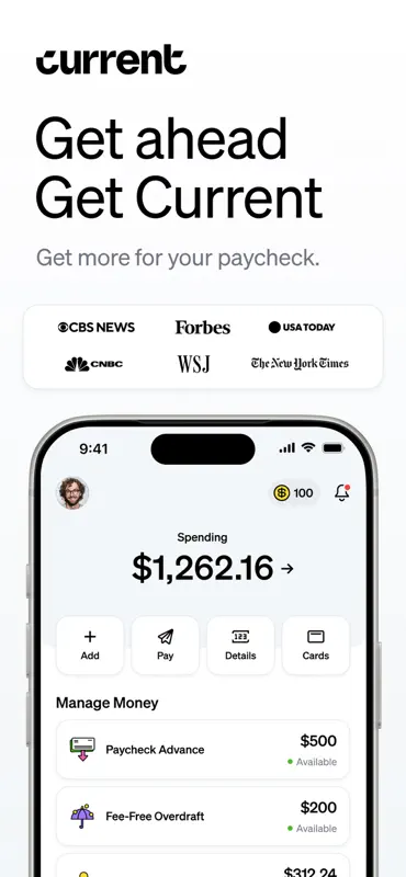 Current - Mobile Banking screenshot 1 of 10