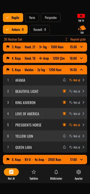 Yarış Defteri screenshot 2