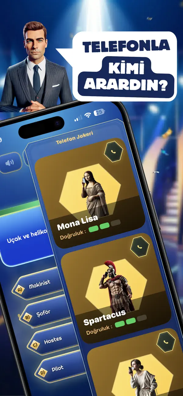 Screenshot #2 pour Milyoner Bilgi Yarışması Quiz