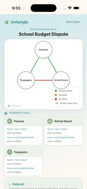Untangle: Conflict Mapping screenshot 4