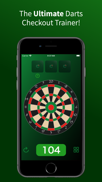 Darts Checkout Trainer Screenshot
