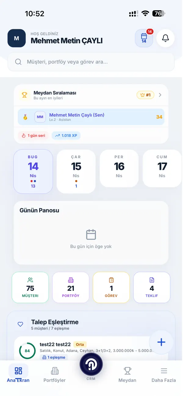 Screenshot #2 pour Arveya Emlak CRM