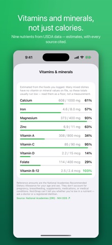 NutriSnap: Calorie Tracker iPhone screenshot