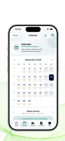 StundenPro|tokolle — Screenshot 2