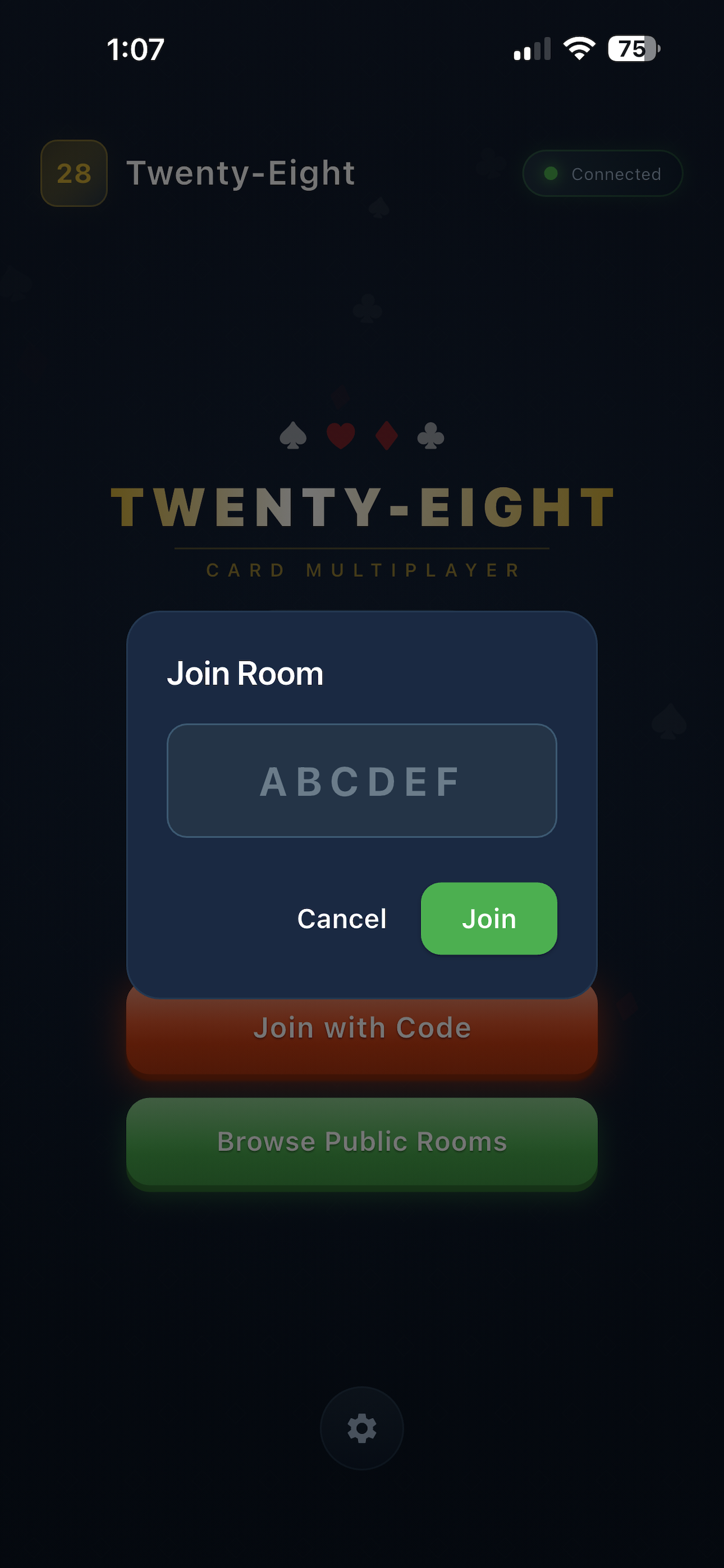 Twenty Eight Card Game