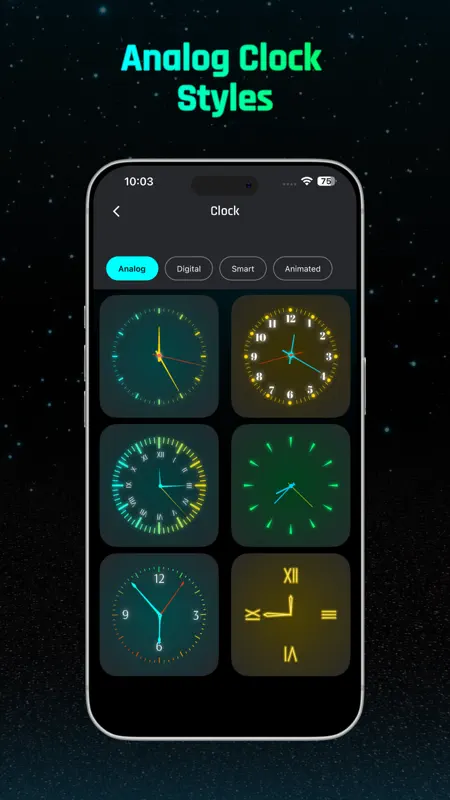 Digital Neon Night Clock screenshot 9 of 9