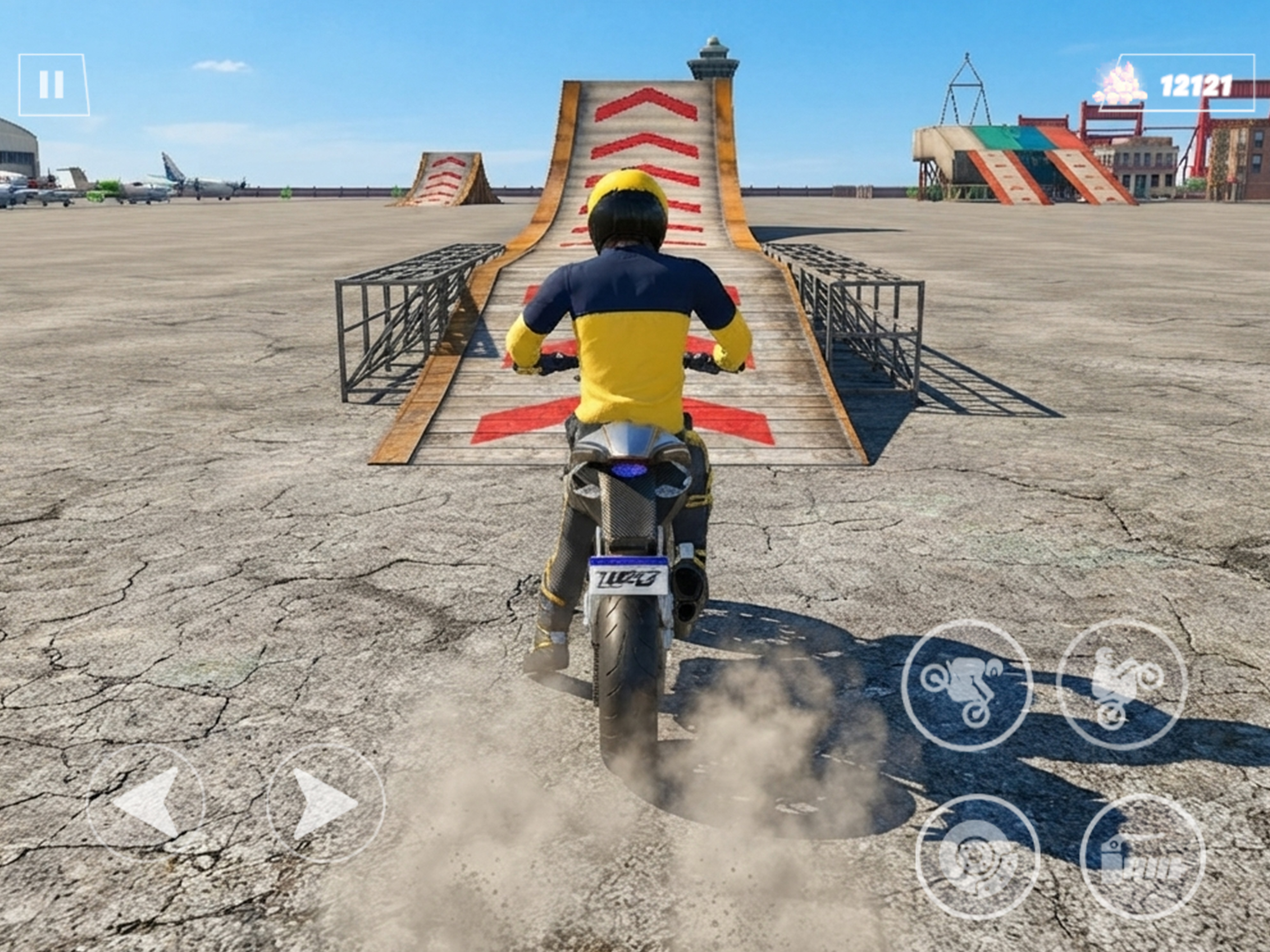 Moto Wheelie Flip Parkour 3D screenshot 7