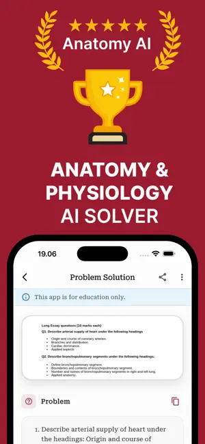 Anatomy & Physiology Solver screenshot 1