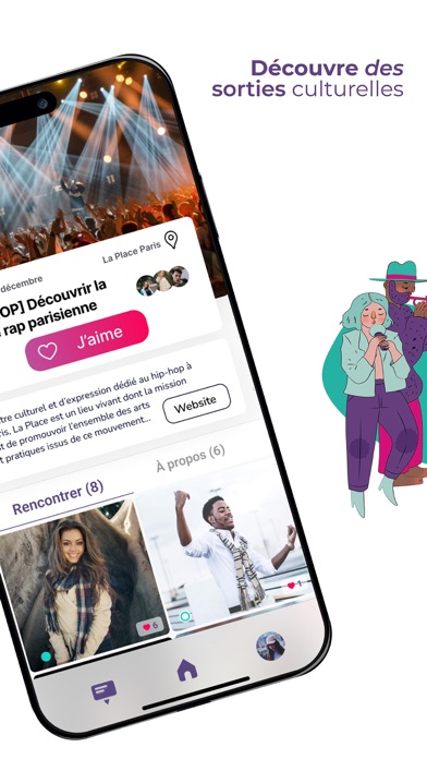 Complices: culture & rencontre Screenshot