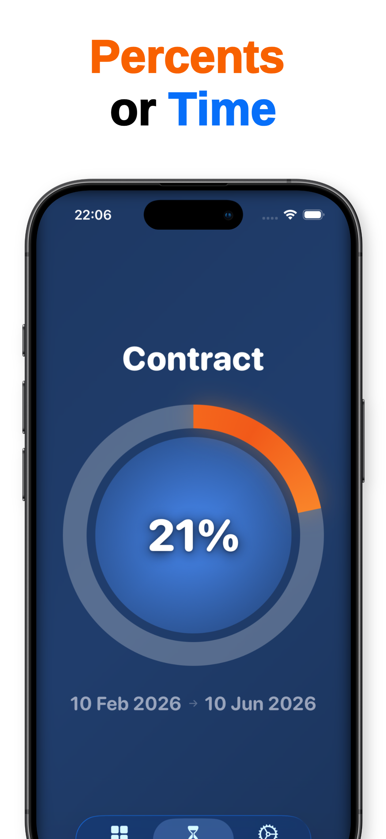 Countdown & Progress: TimeFeel