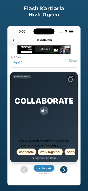 YDS-YÖKDİL Kelime Bankası screenshot 2