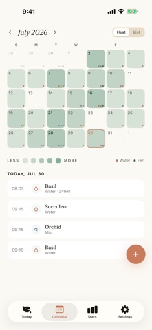 Plant Care Diary iPhone screenshot