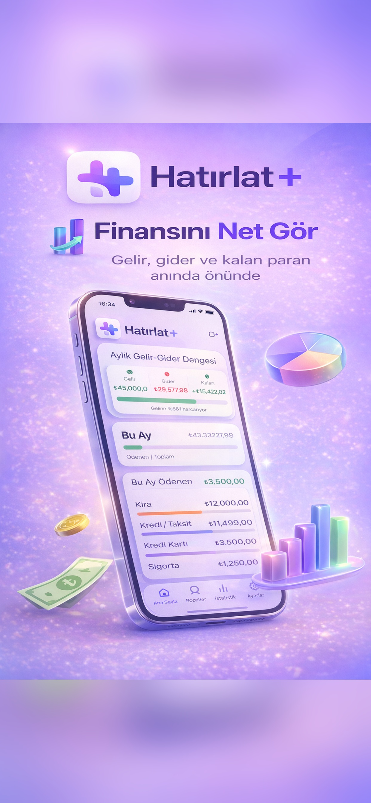 Hatırlat+ Gider Takibi