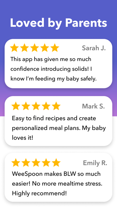Starting Solids - Baby Food Screenshot