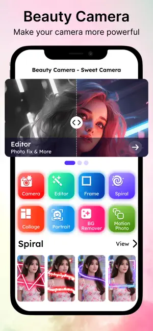 Beauty Camera : Sweet Camera iPhone screenshot 6