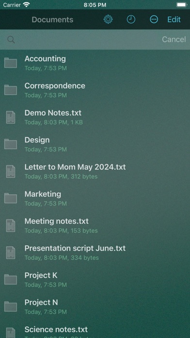 TelepaText - editor, speech Screenshot