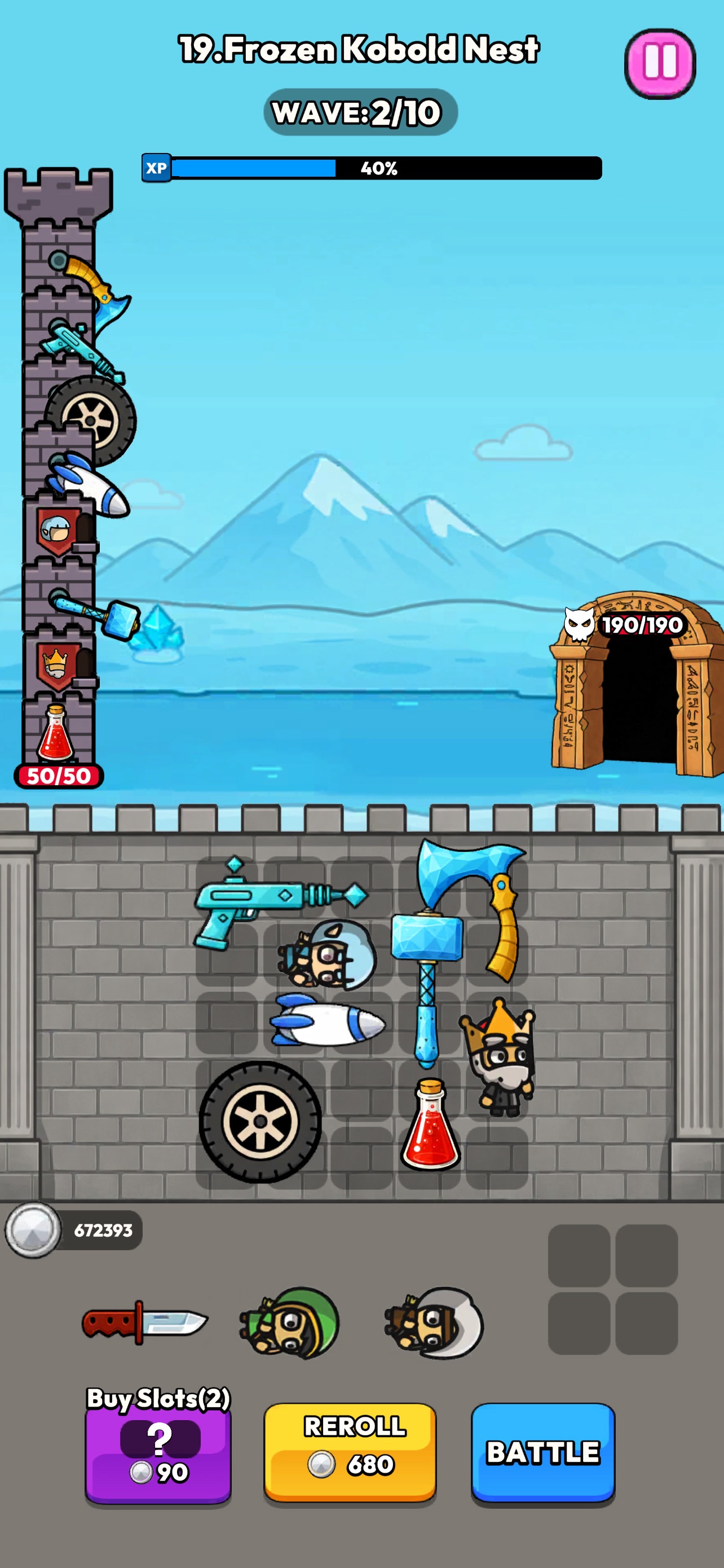 Screenshot 3 of Backpack Castle Heroes