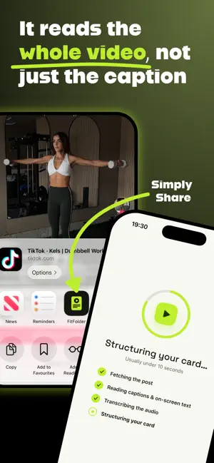 FitFolder: Recipes & Workouts screenshot 2