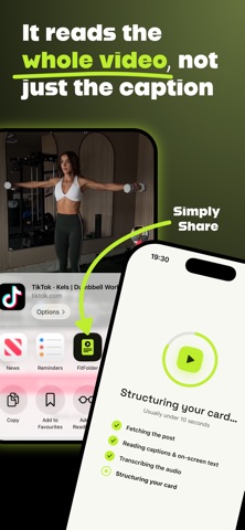 FitFolder: Recipes & Workouts Screenshot 2 of 5