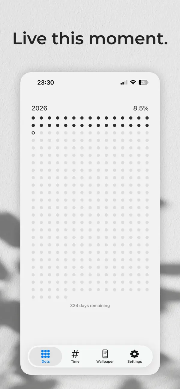 Screenshot #1 pour This Year Progress 2026