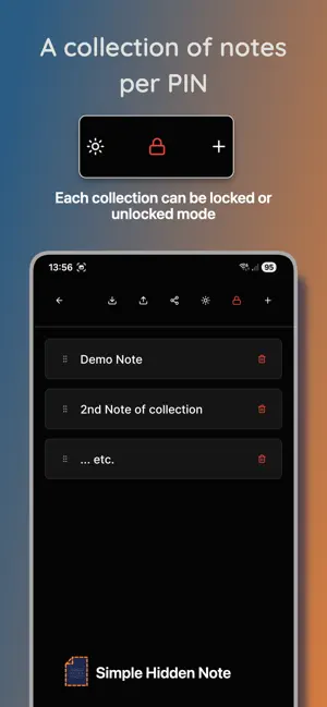 Simple Hidden Note screenshot 3
