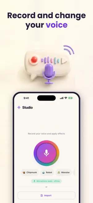 EchoForge: Voice Changer screenshot 1