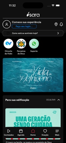 App Sara Nossa Terra screenshot