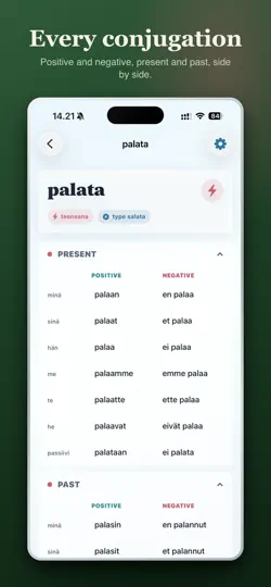Captura de pantalla de Perusmuoto en iPhone 4