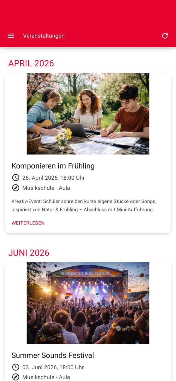 Screenshot #3 pour Musikschule Stadt Leverkusen