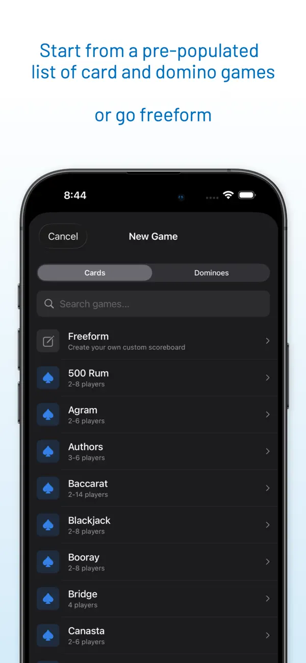 Screenshot #3 pour Scoreboard: Game Night