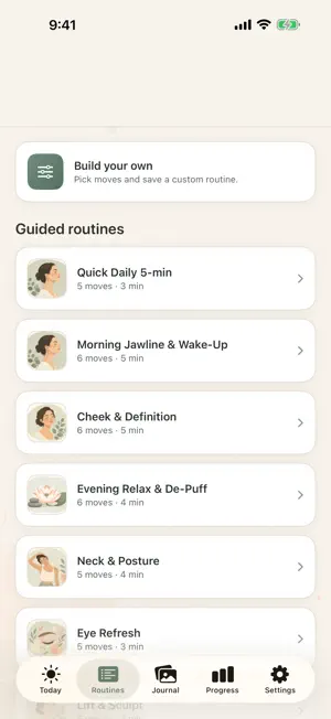 Faciva: Face Yoga Coach screenshot 2