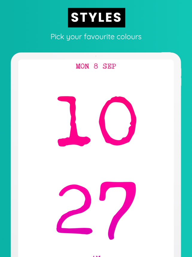 Bed Time | Large Clock Screenshot