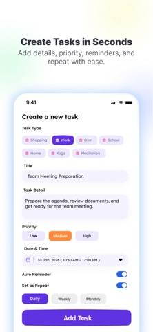 To Do List & Reminder Planner screenshot