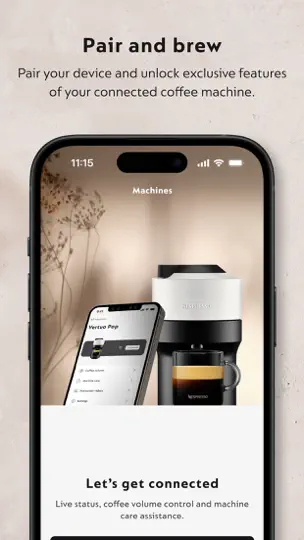 Capture d'écran de Nespresso Smart sur iPhone 3