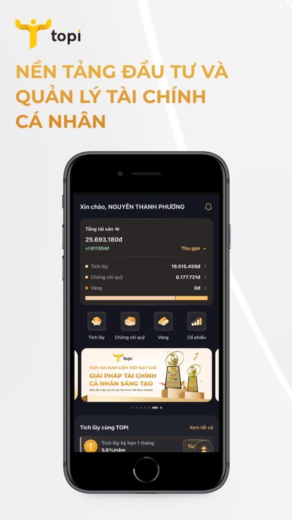 TOPI Đầu tư, quản lý tài chính