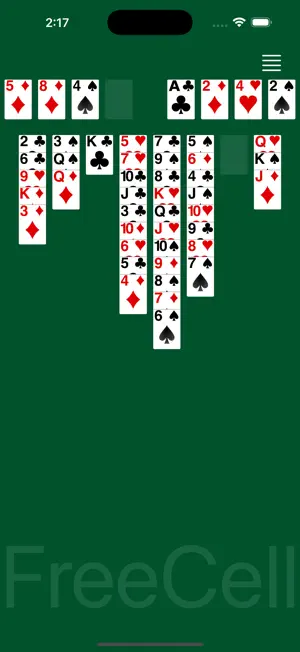 FreeCell - FeinGames screenshot 1