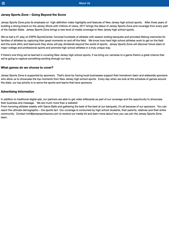 Screenshot #5 pour Jersey Sports Zone