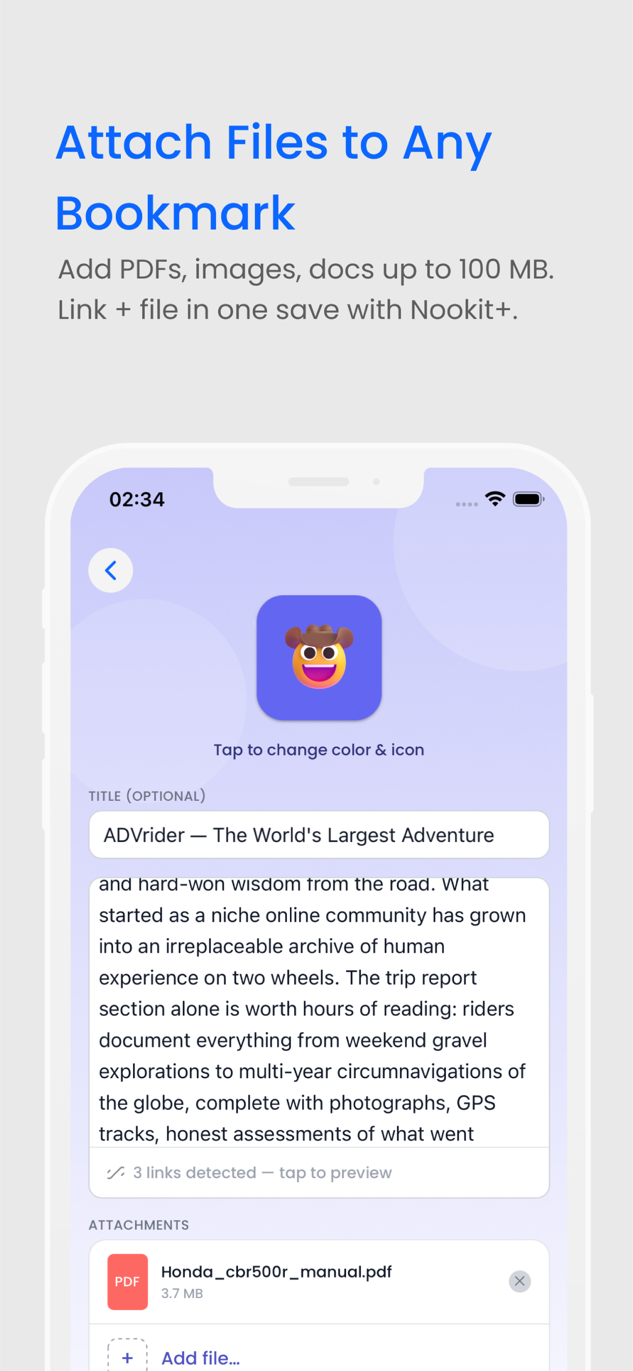 Nookit – Bookmark & Link Saver screenshot 6
